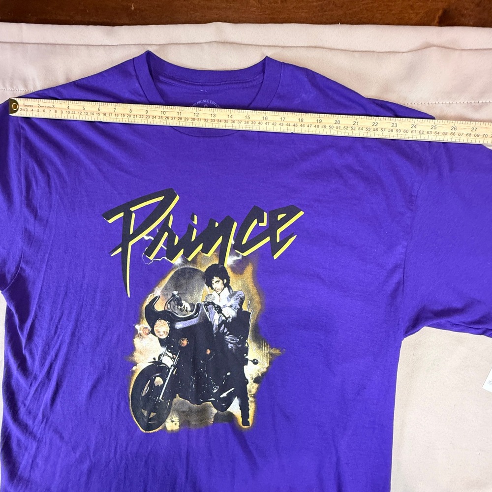 The Prince Estate Shirt Mens 2XL Purple Rain Graphic Revolution Motorcycle NWT - Picture 5 of 9